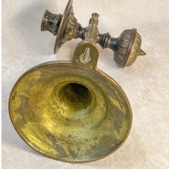 Antique Brass Ship Sconce - Picture 6 of 8